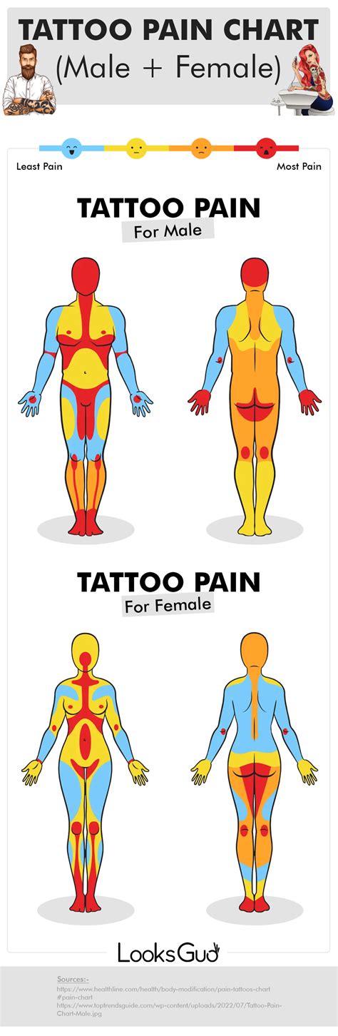 are lower back tattoos painful|Tattoo Pain Chart: Ranking Body Parts by Tattoo Pain。